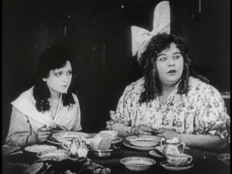 Roscoe 'Fatty' Arbuckle y Alice Lake en fatty-asesino-el-carnicero