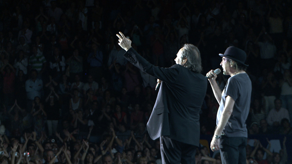 Joan Manuel Serrat y Joaquín Sabina en Serrat y Sabina: El símbolo y el cuate