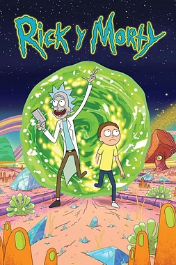 poster for the season 1 of Rick y Morty