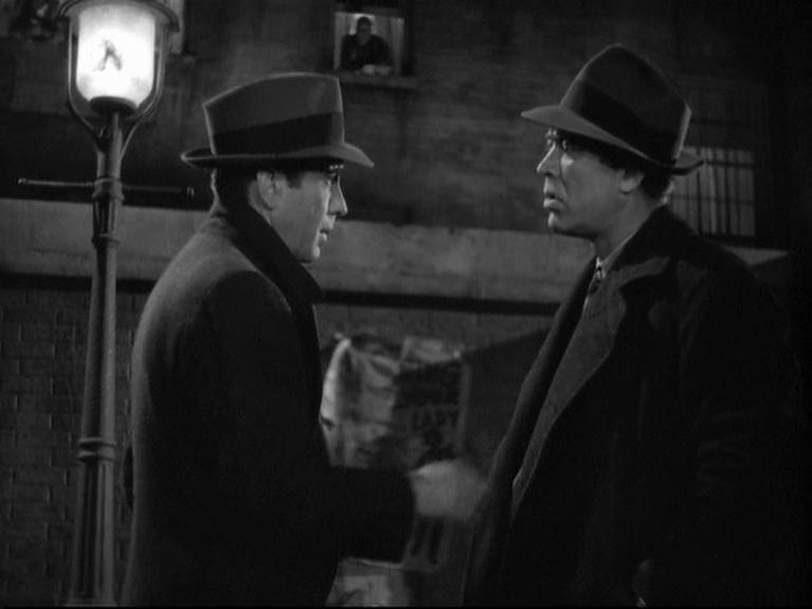 Humphrey Bogart en El Halcón Maltés