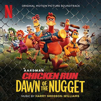 Carátula de la banda de sonido de Chicken Run, Amanecer de los nuggets