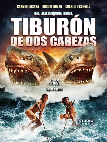 Poster de El Ataque del Tiburón de Dos Cabezas