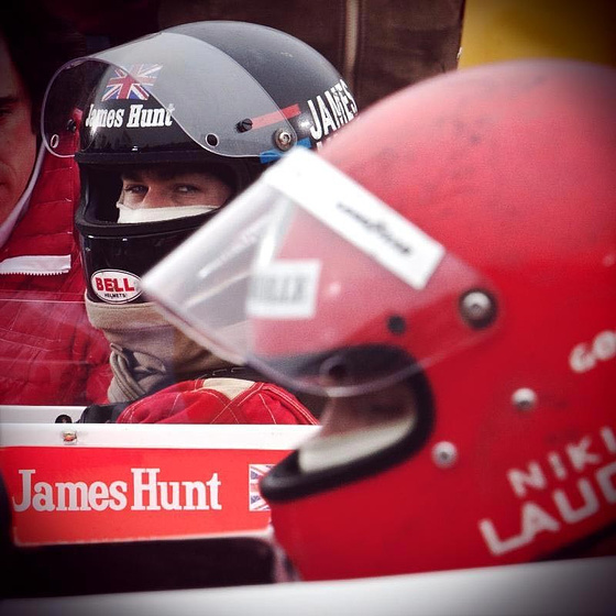 Daniel Brühl y Chris Hemsworth en Rush