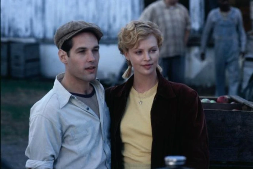 Charlize Theron y Paul Rudd en las-normas-de-la-casa-de-la-sidra