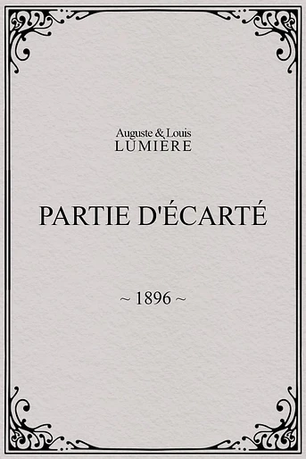 Poster de Partie d'écarté