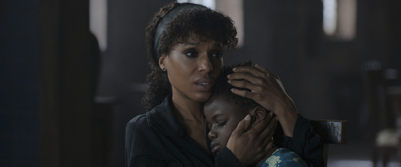 Kerry Washington y Jahleel Kamara en Shadow Force