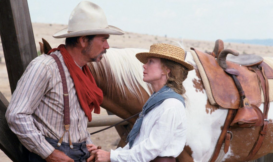 Sissy Spacek y Tommy Lee Jones en Viejos Muchachos