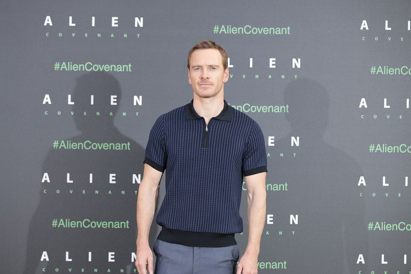 Michael Fassbender en Alien: Covenant (Photocall en Madrid. Mayo 2017)