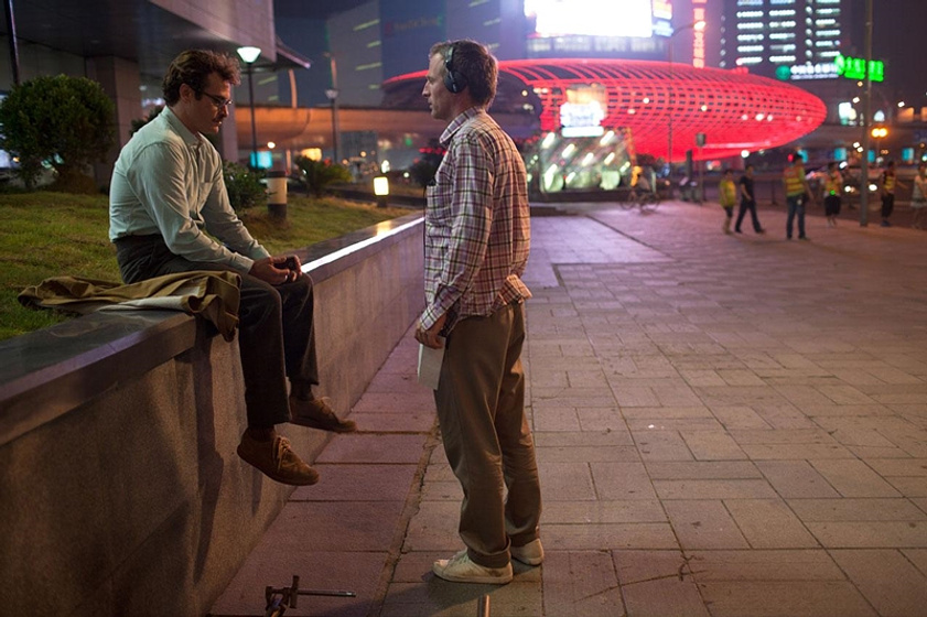 Spike Jonze y Joaquin Phoenix en Her