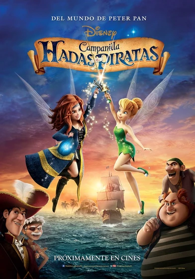 Imagen de campanilla-hadas-y-piratas (Cartel español)