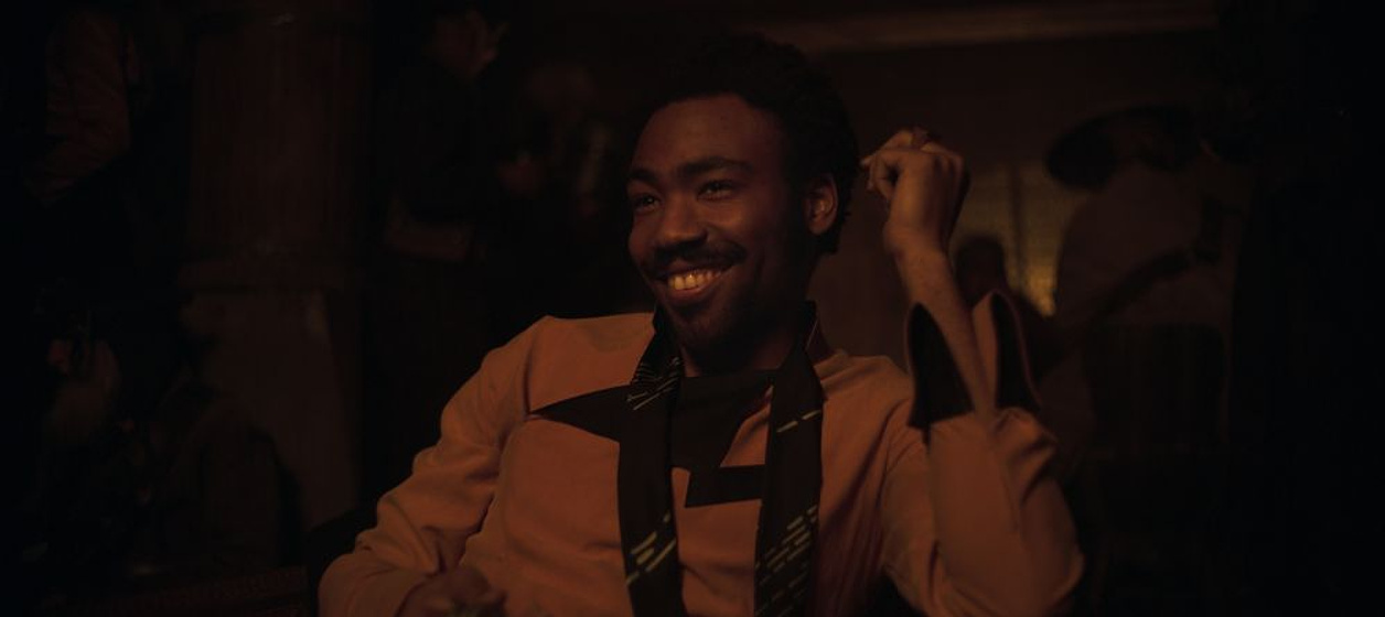 Donald Glover en Han Solo. Una Historia de Star Wars