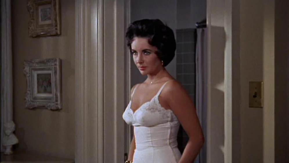 Elizabeth Taylor en La Gata Sobre el Tejado de Zinc