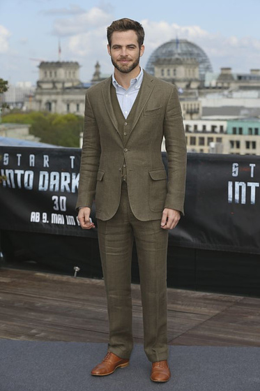 Chris Pine en Star Trek. En la oscuridad (Photocall en Berlin. Abril 2013)