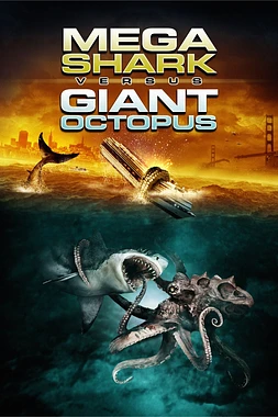 poster of movie Megatiburón VS Pulpo Gigante