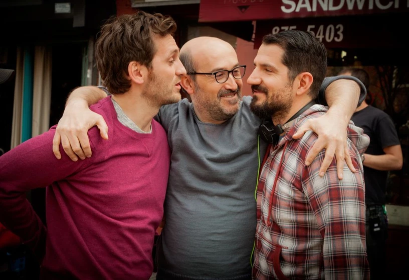 Javier Cámara, Raúl Arévalo y Jorge Torregrossa en la-vida-inesperada