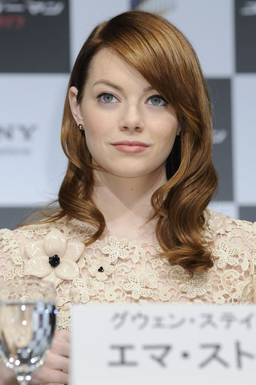 Emma Stone en The Amazing Spider-Man (Rueda de prensa en Tokio. Enero 2012)