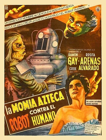 Poster de La Momia Azteca Contra el Robot Humano