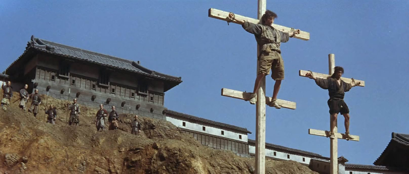 Jun Fujimaki y Yoshihiko Aoyama en Daimajin, El Dios Diabólico