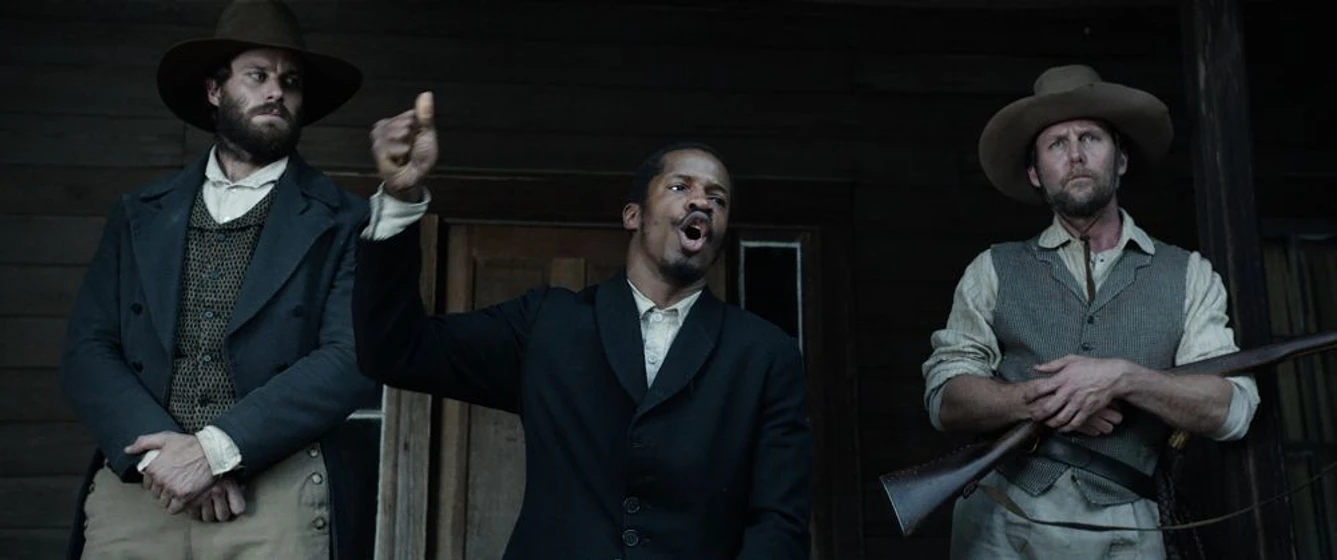 Armie Hammer, Nate Parker y Jayson Warner Smith en el-nacimiento-de-una-nacion-2016