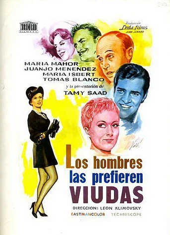 Poster de Los hombres las prefieren viudas