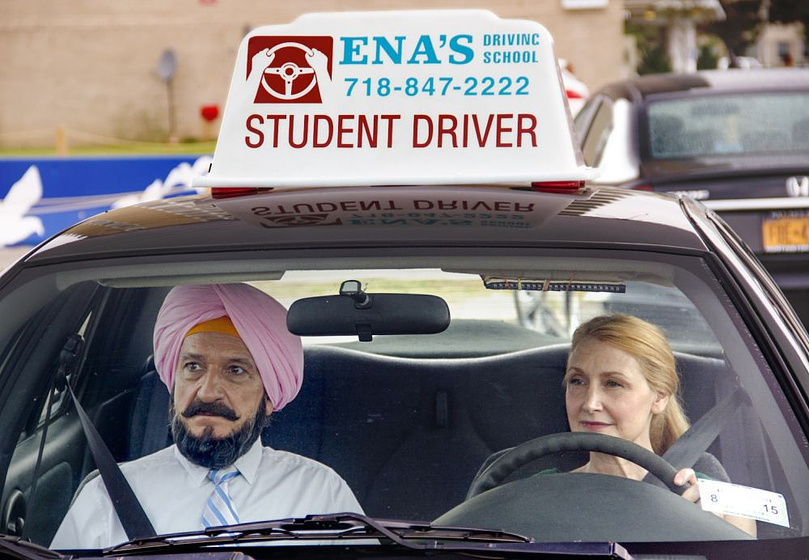 Patricia Clarkson y Ben Kingsley en Aprendiendo a conducir
