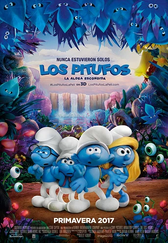Poster de Los Pitufos. La Aldea escondida