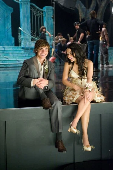 Vanessa Hudgens y Zac Efron en High School Musical 3. Fin de Curso
