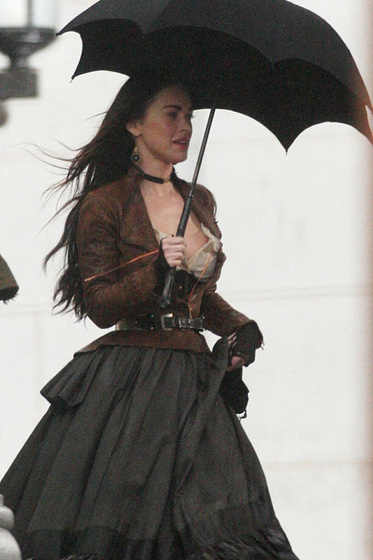 Megan Fox en Jonah Hex (Rodaje)