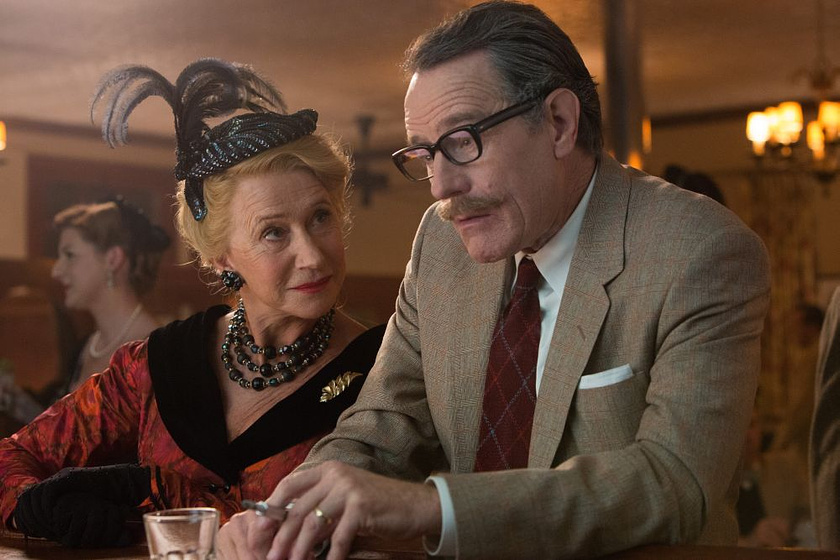 Helen Mirren y Bryan Cranston en Trumbo