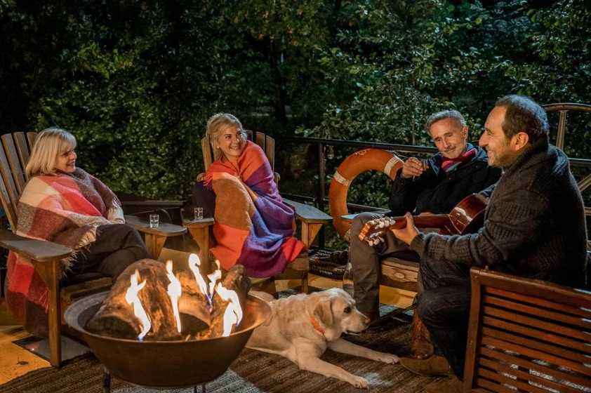Thierry Lhermitte, Michèle Laroque, Isabelle Nanty y Patrick Timsit en baila-con-la-vida
