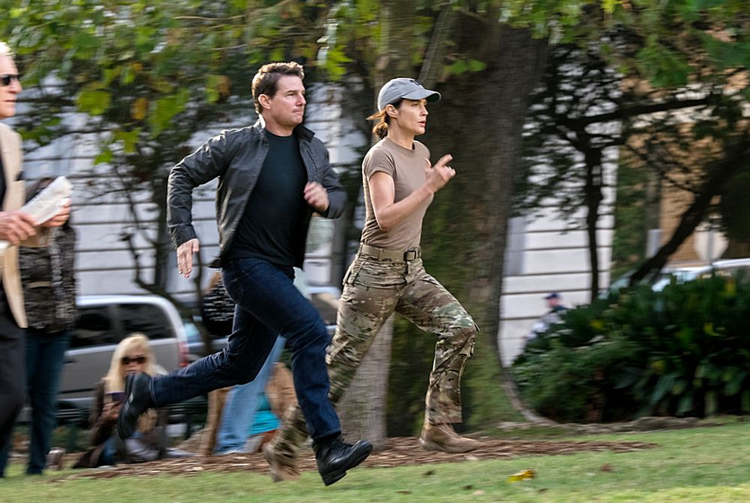 Tom Cruise y Cobie Smulders en Jack Reacher. Nunca vuelvas atrás