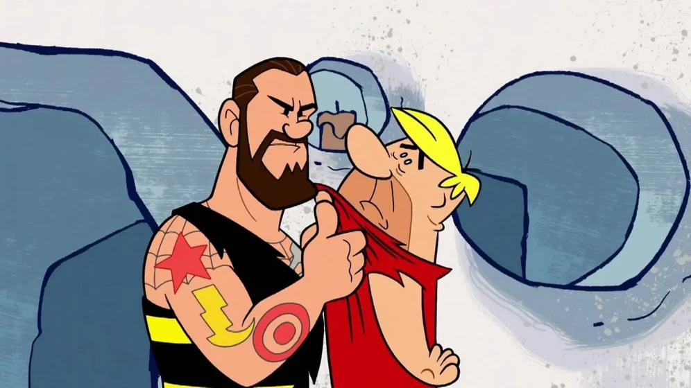 Imagen de los-picapiedra-wwe-stone-age-smackdown