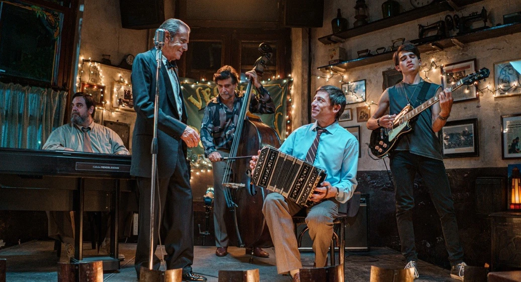 Mario Alarcón, Carlos Portaluppi, Rafael Spregelburd y Diego Cremonesi en adios-buenos-aires