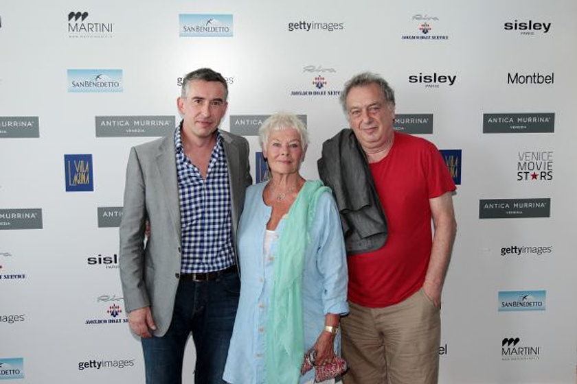 Steve Coogan, Stephen Frears y Judi Dench en Philomena (Festival de Venecia. Agosto 2013)