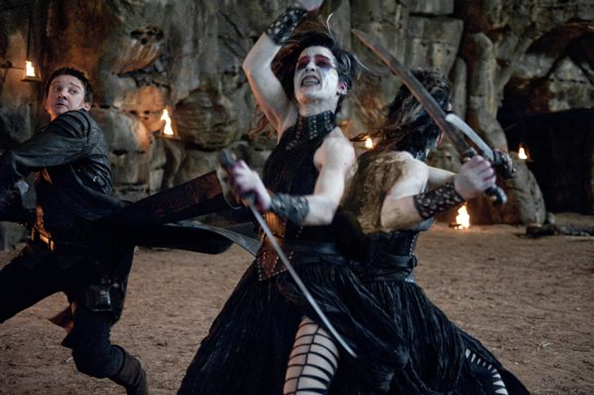 Jeremy Renner en Hansel y Gretel. Cazadores de brujas