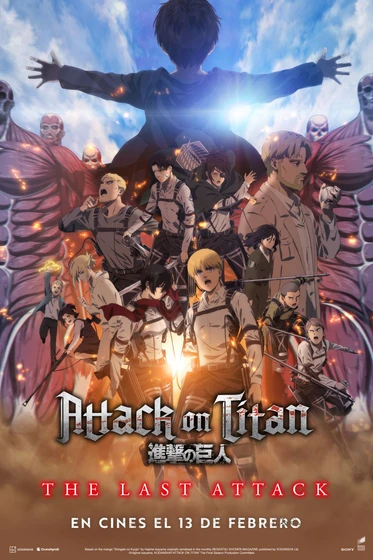 Imagen de attack-on-titan-the-last-attack (Cartel español)