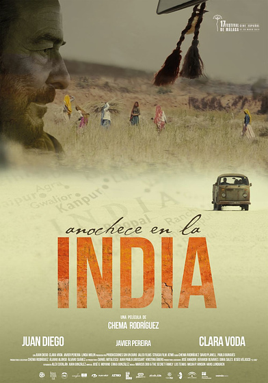 Imagen de Anochece en la India (Cartel español)