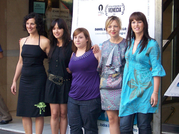 Verónica Sánchez, Pilar Castro, Leticia Herrero, Marta Martín y María Morales en Gordos