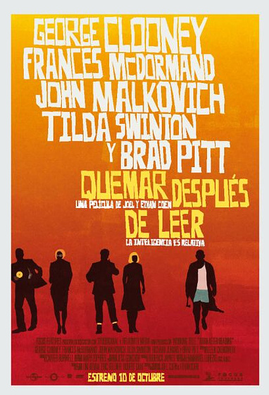 Imagen de Quemar Después de Leer (Cartel)