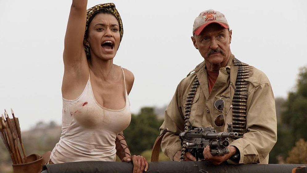 Michael Gross y Pearl Thusi en Temblores 5: El Legado