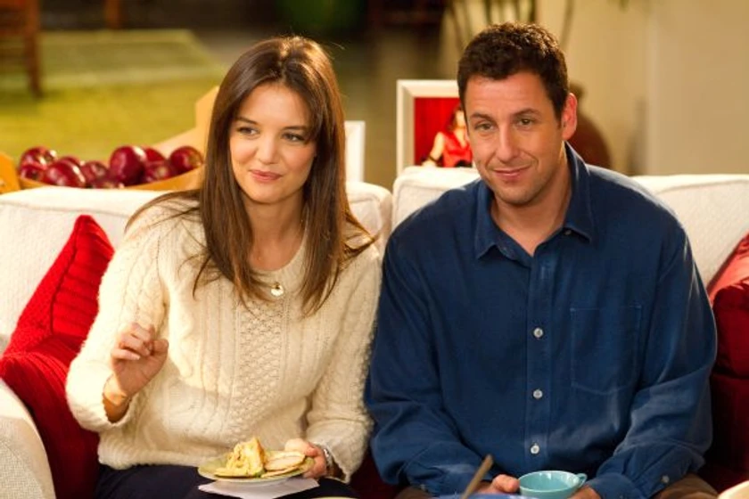 Adam Sandler y Katie Holmes en jack-y-su-gemela