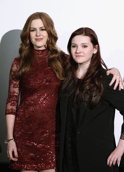 Isla Fisher y Abigail Breslin en Rango (Premiere en Berlin. Febrero 2011)