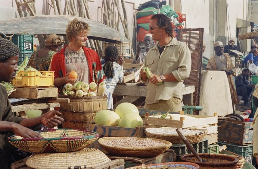 Steve Zahn y Matthew McConaughey en Sahara