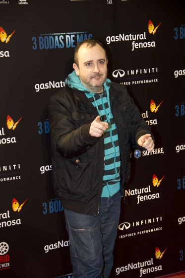 Carlos Areces en Tres Bodas de Más (Premiere en Madrid. Noviembre 2013)