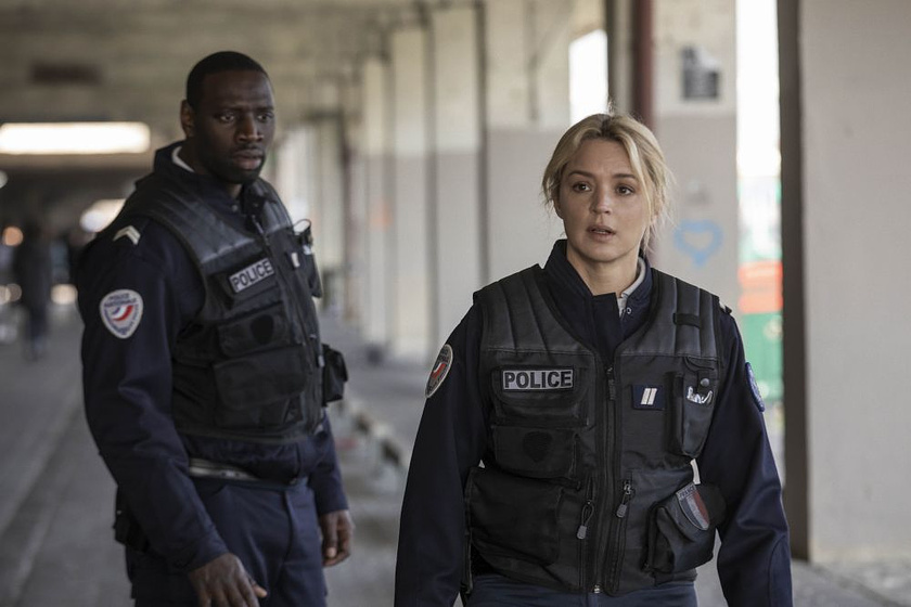 Omar Sy y Virginie Efira en Police