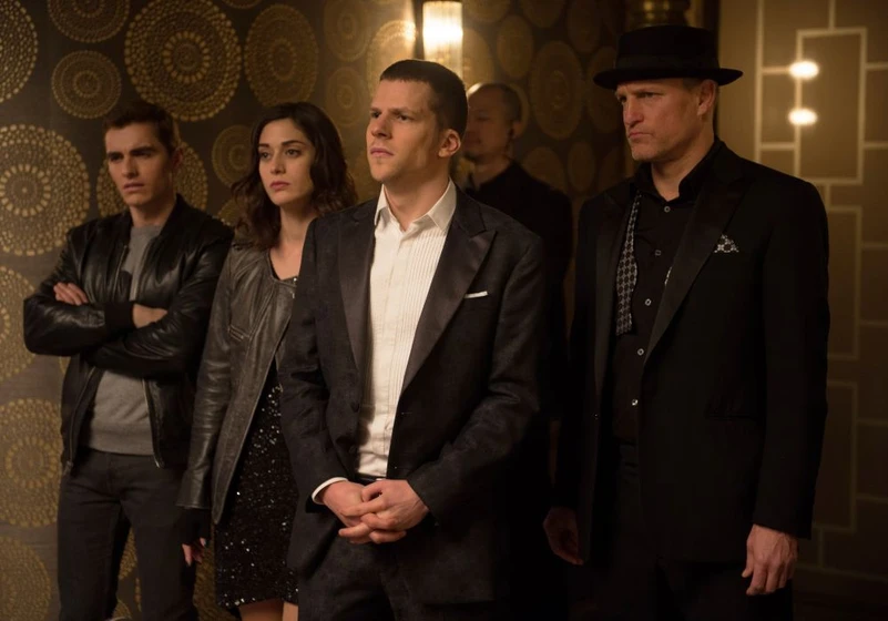 Woody Harrelson, Jesse Eisenberg, Lizzy Caplan y Dave Franco en Ahora me ves 2