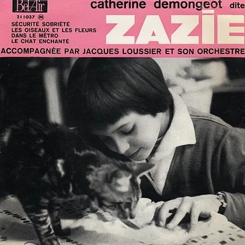 Carátula de la banda de sonido de Zazie en el Metro