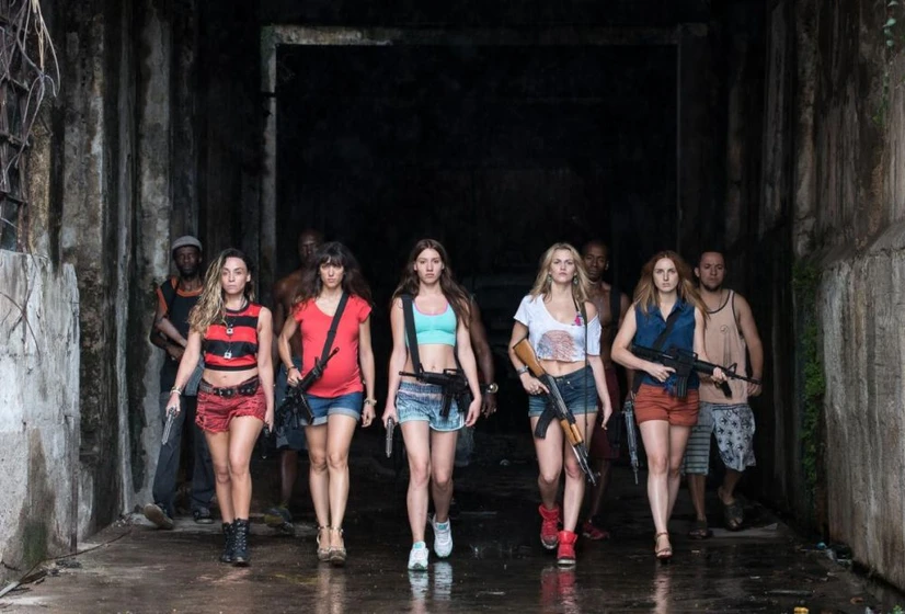 Vanessa Guide, Alison Wheeler, Margot Bancilhon y Philippine Stindel en bienvenidas-a-brasil