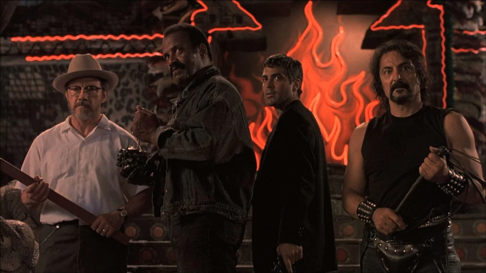 Harvey Keitel, George Clooney y Tom Savini en Abierto Hasta el Amanecer