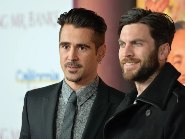 Wes Bentley y Colin Farrell en Al Encuentro de Mr. Banks (Premiere en USA. Diciembre 2013)
